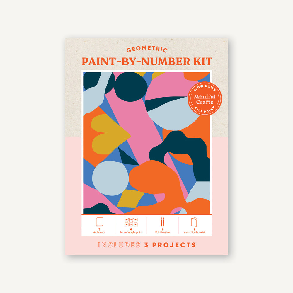 Mindful Craft Geometric Paint by Number Kit