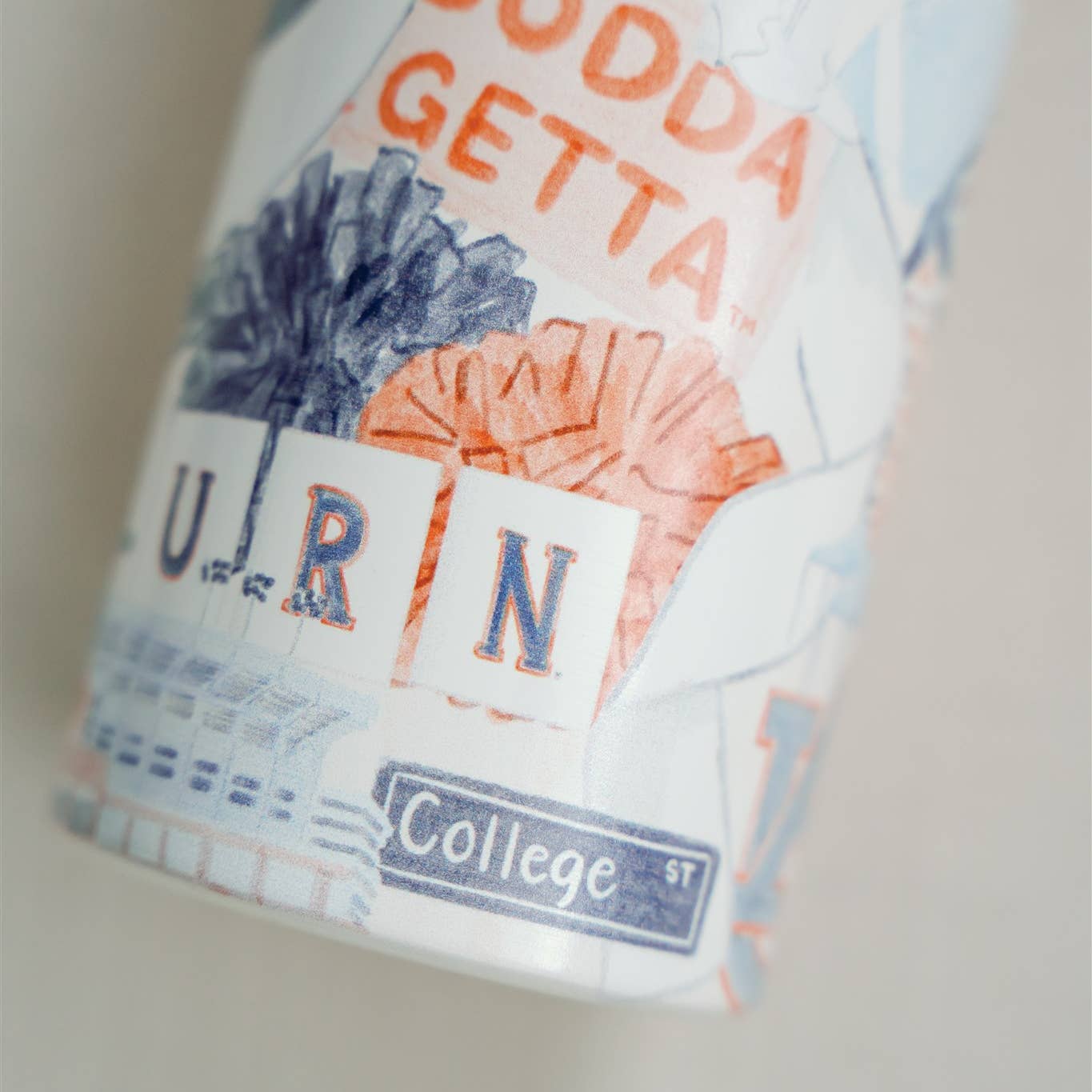 Auburn University 32oz Insulated Water Bottle