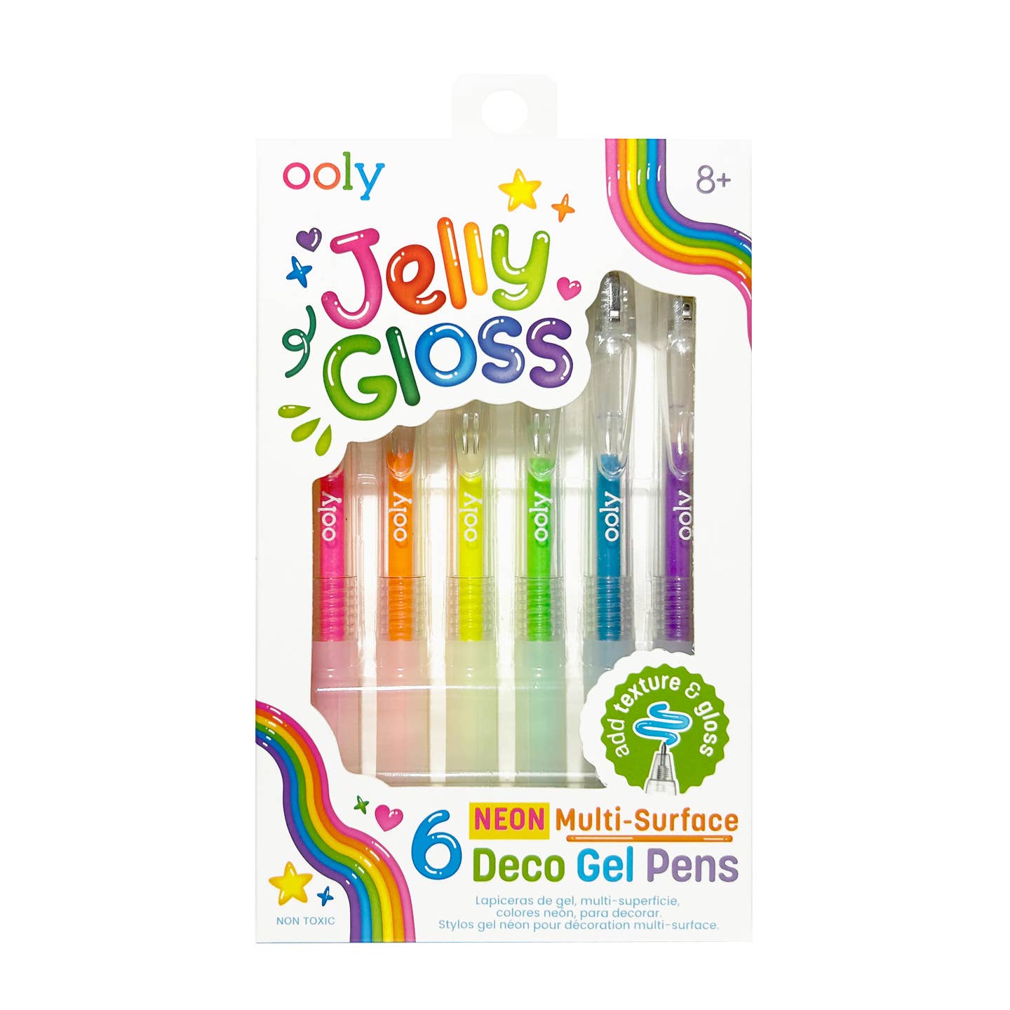 Jelly Gloss Neon Pens