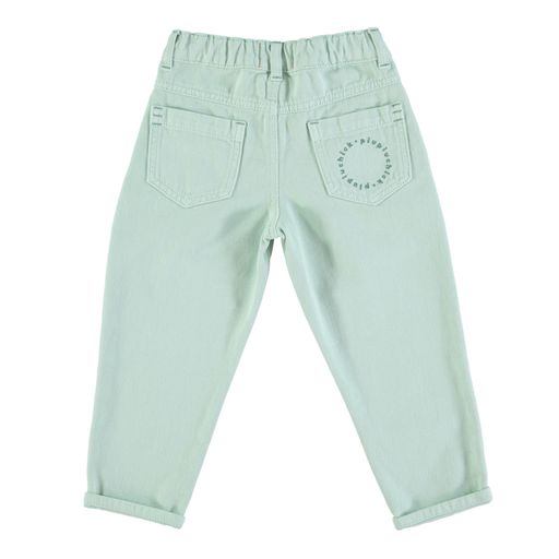 Mom Fit Trousers | Green