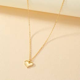 Small Heart Gold Plated Necklace