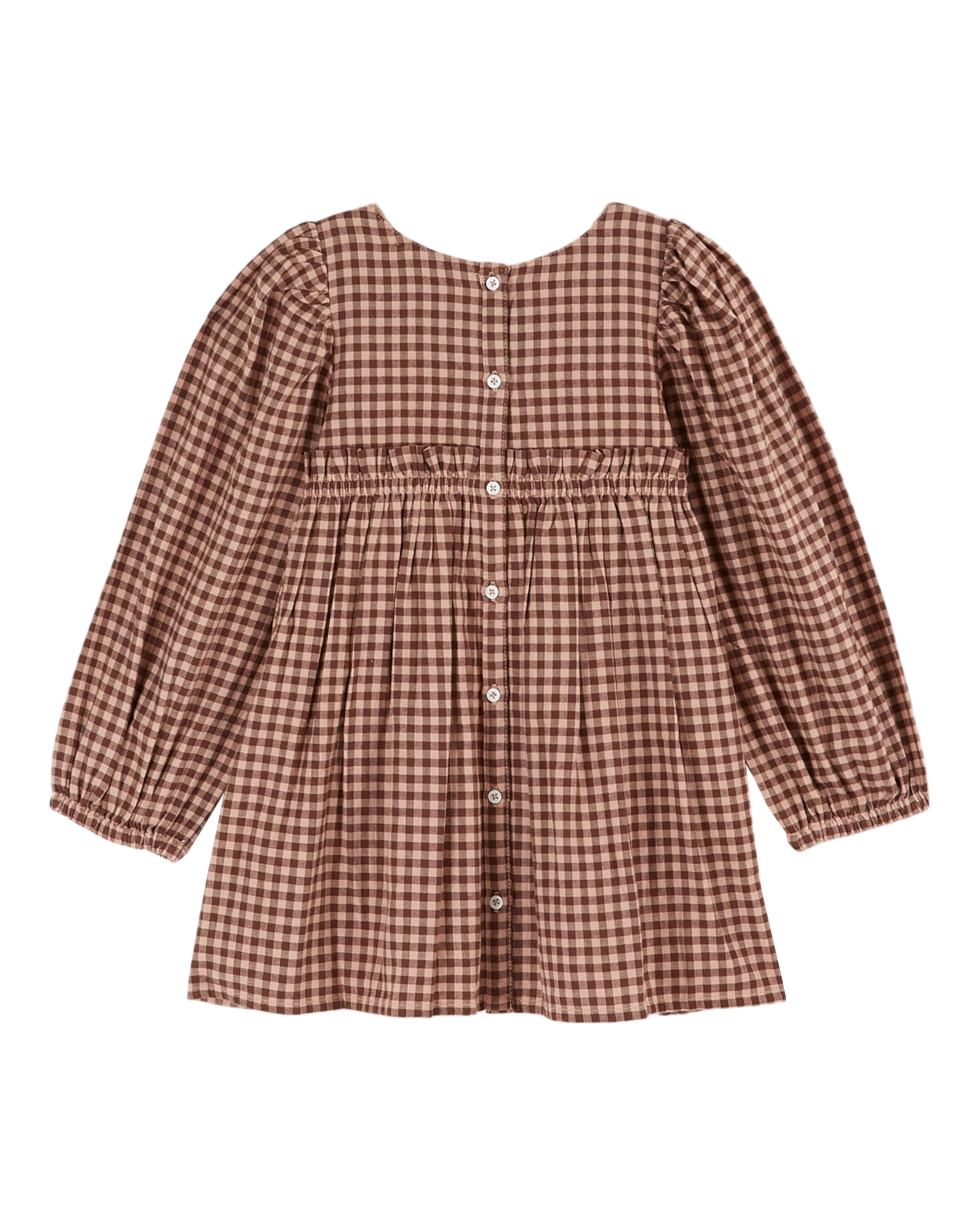 Smocked Vichy Rose Dress