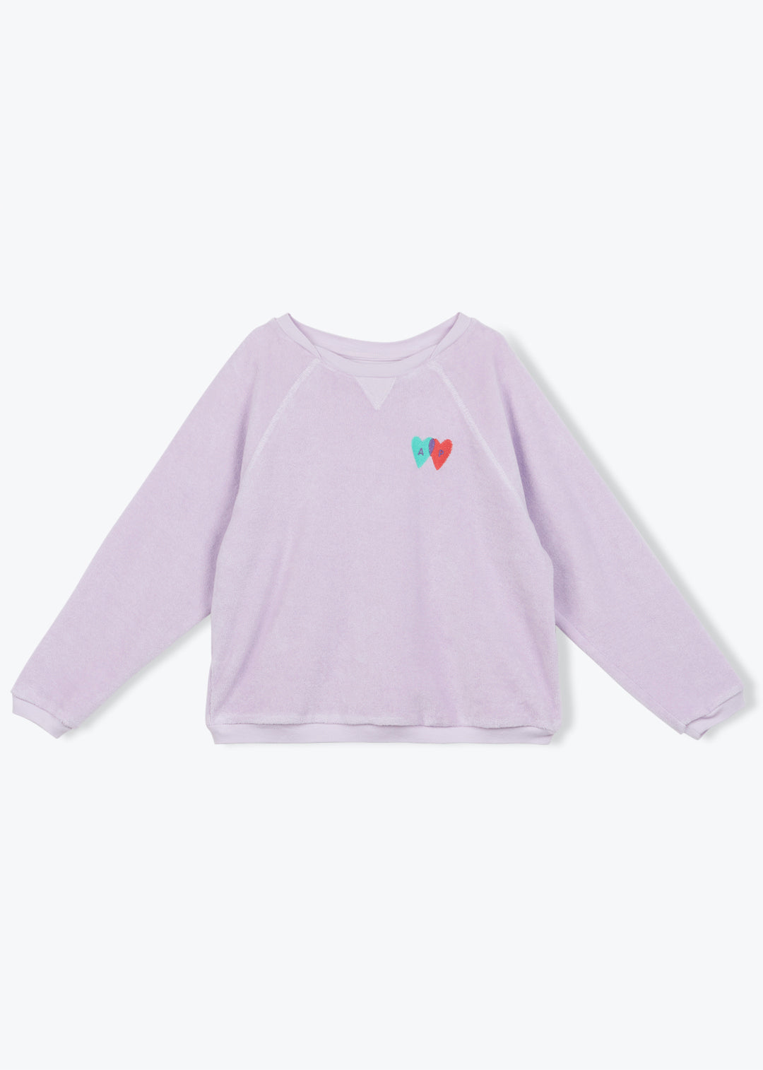 Heart Sweatshirt I Lavender