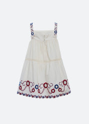 Soren Embroidery Sleeveless Dress