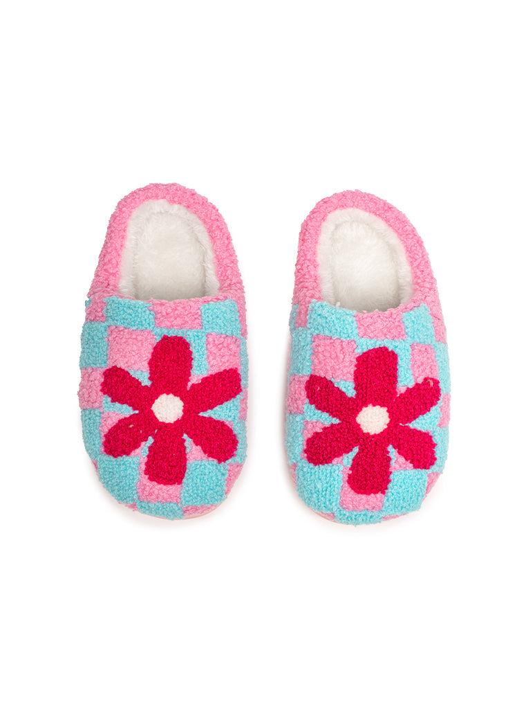 Kids Retro Flower Slipper