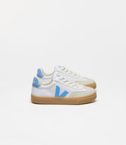 Small Volley Canvas White Aqua