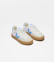 Small Volley Canvas White Aqua