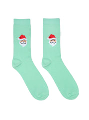 Green Santa Socks