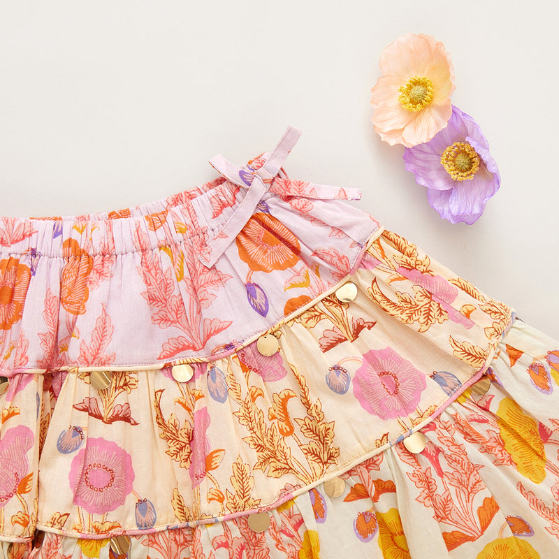 Allie Skirt I Gilded Floral Mix