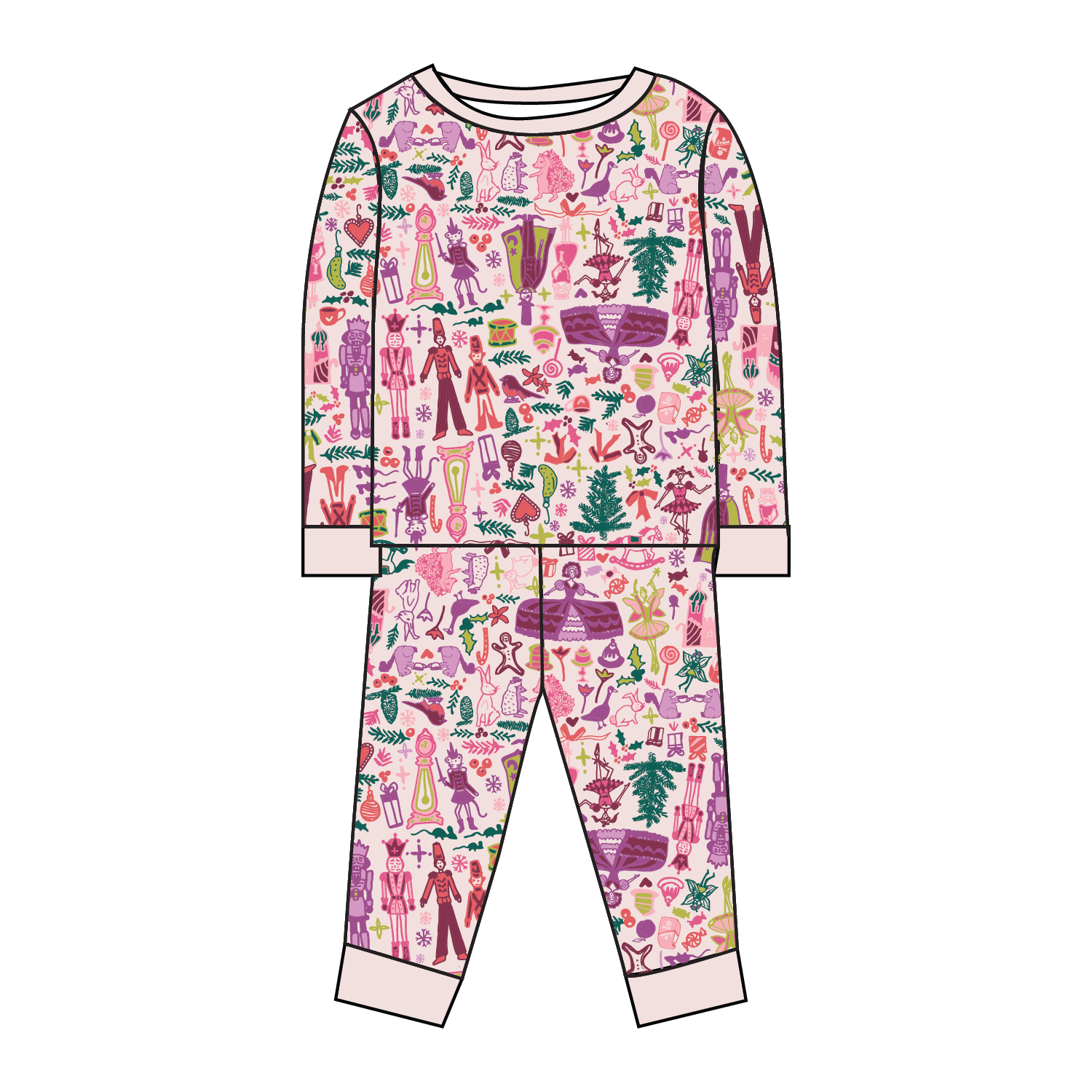 Nutcracker Two Piece Pajamas