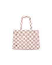 Pink Check Tote Bag