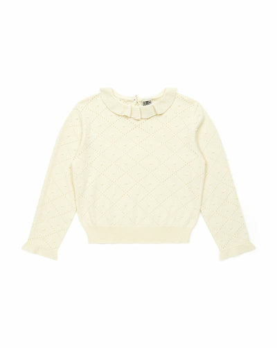 Ruffle Collar Sweater