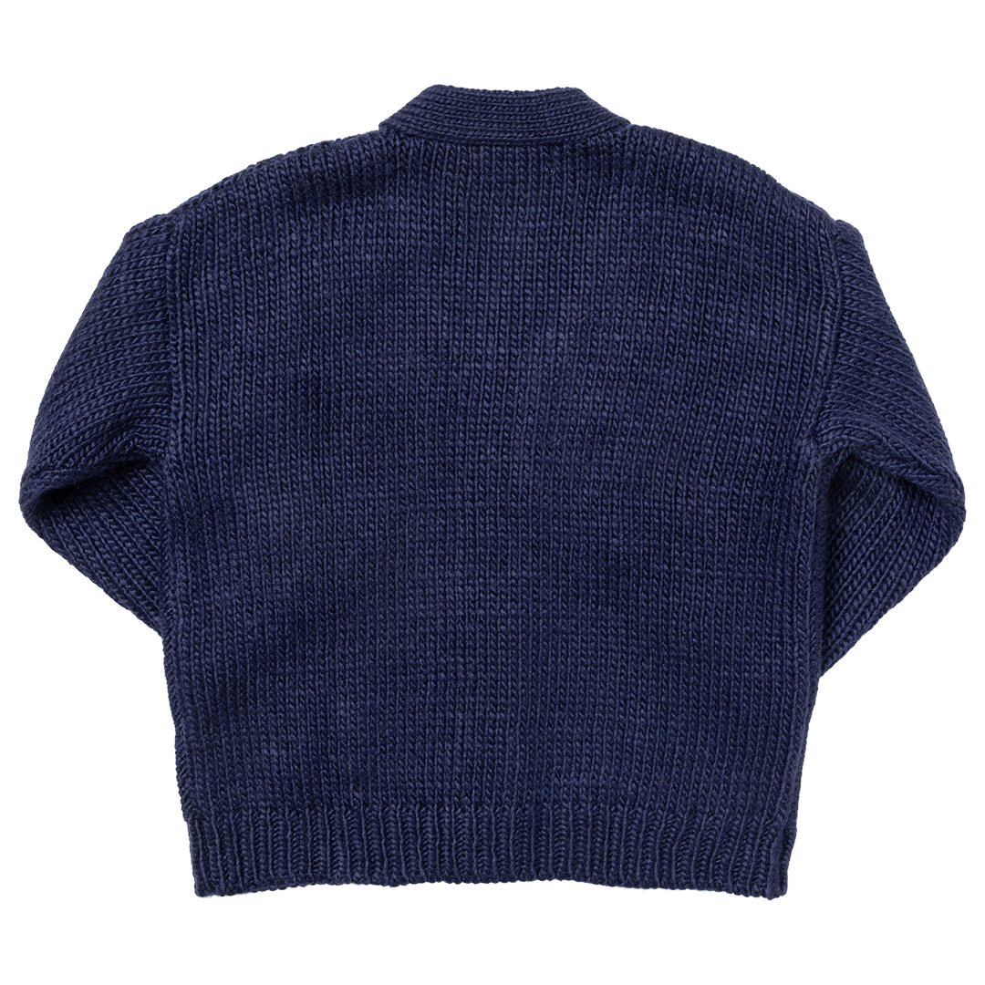 Grandpa Embroidery Sweater