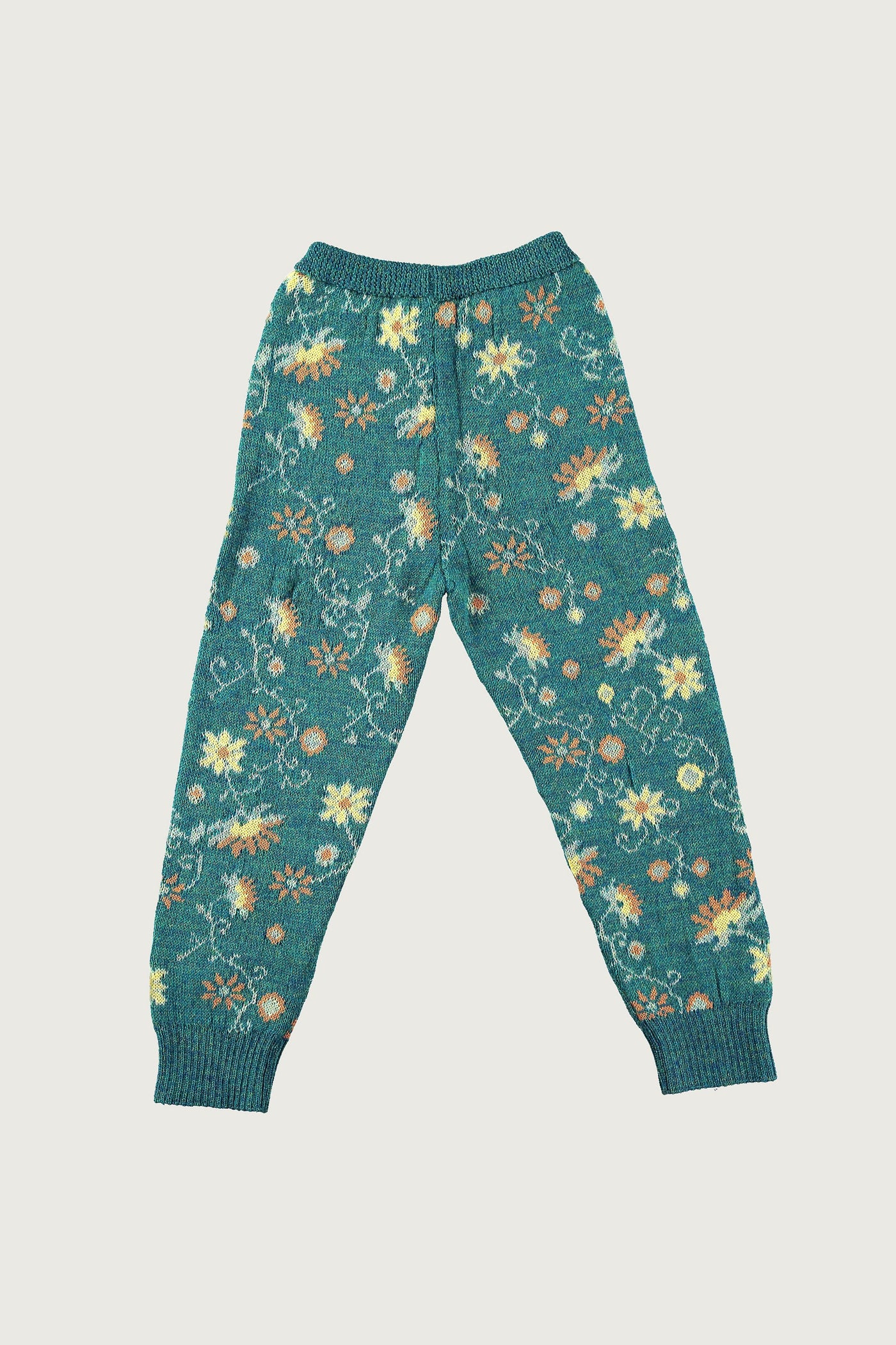 Mexican Flowers Knitted Trousers