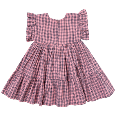 Kit Dress | Pink/Navy Plaid