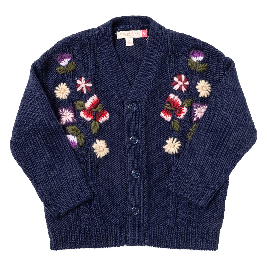 Grandpa Embroidery Sweater