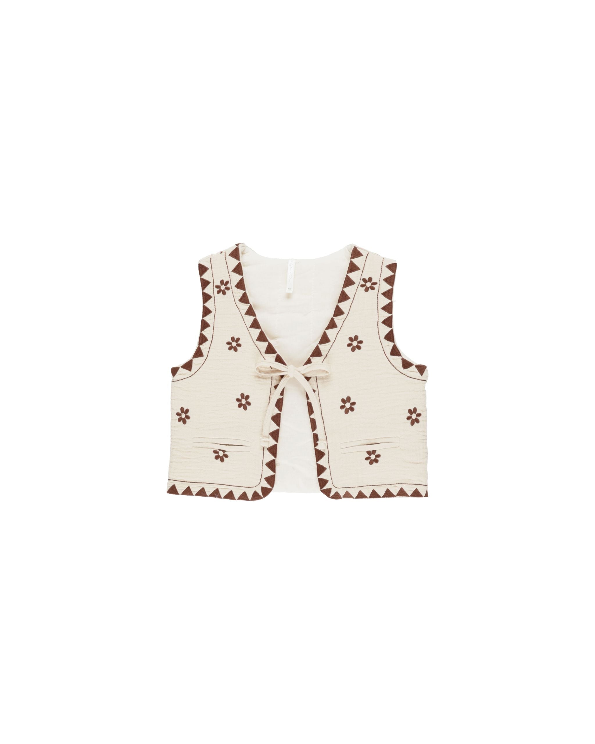 Embroidered Vest